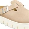 Birkenstock Boston Chunky Suede Leather - Warm Sand